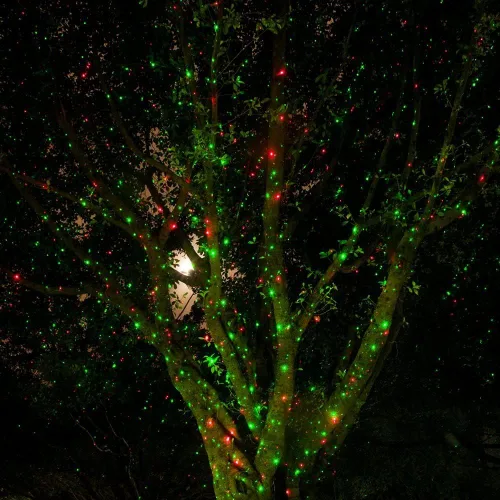 Miniatura 3 de Poeland Luces de jardín con láser en movimiento Luces de Navidad Proyector de estrellas para el hogar y el jardín