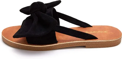 Miniatura 2 de FISACE - Sandalias de gladiador planas para mujer con tira para el dedo del pie