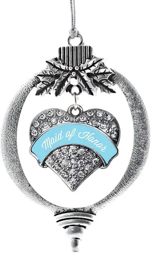 Miniatura 177 de Inspired Silver - Adorno con dije de hermana gemela - Adornos navideños de plata con circonitas cúbicas