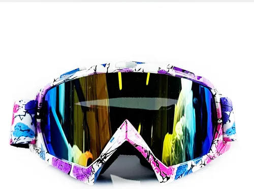 Miniatura 24 de Gafas de Motocicleta Motocross Dirt Bike Resistentes al Viento ATV A Prueba de Polvo Gafas de Carreras Resistentes a los Arañazos Gafas de Seguridad