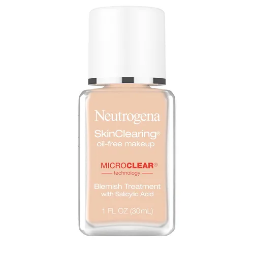 Miniatura 16 de Neutrogena SkinClearing - Base líquida sin aceite para combatir el acné y las imperfecciones, con medicamento para el acné de ácido salicílico al 40