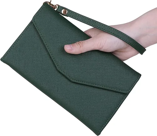 Miniatura 5 de Zoppen - Billetera y porta pasaporte y documentos de viaje Ver5 para mujer con bloqueo Rfid y correa para la muñeca