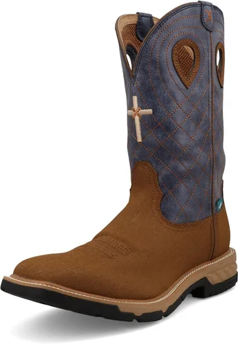Miniatura 7 de Twisted X Mens 12" Pull On Soft Toe Western Work Boot