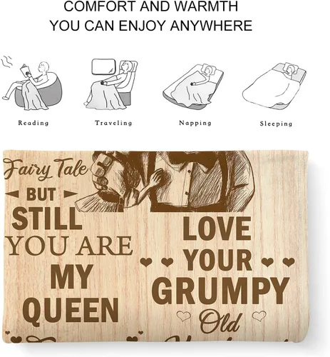 Miniatura 5 de CENSIHER Manta de Regalo para Esposa - Aniversario de Boda, Cumpleaños, Navidad, San Valentín, Día de la Madre - Regalo de Pensamientos Sanadores
