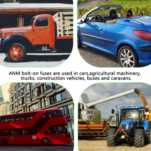 Miniatura 4 de 200A Mega Fusible de Alta Corriente - Fusible de 200 Amperios para Atornillar para Coches, Camiones, Vehículos de Construcción, Autobuses, Caravanas