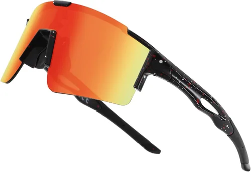 Miniatura 8 de DUCO Gafas de sol deportivas para hombre, gafas de sol de ciclismo, gafas de sol de béisbol juveniles, ligeras, TR90, gafas de marco DC0032
