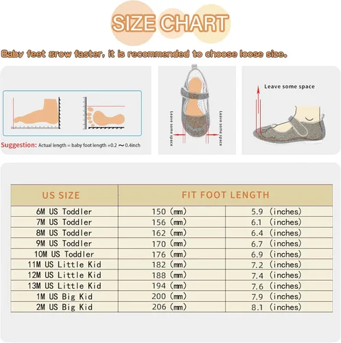 Miniatura 7 de ADAMUMU Zapatos de vestir para niñas, zapatos brillantes para niñas, zapatos de vestir para uniforme escolar de princesa Mary Jane, zapatos