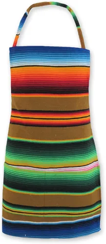 Miniatura 6 de Leos Imports Delantales mexicanos para adultos, unisex, ajustables con bolsillos, ideales para cocinar, hornear, asar a la parrilla y más