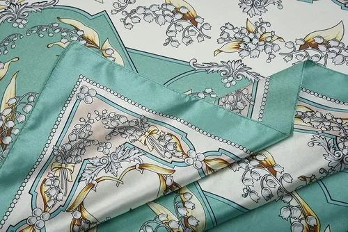 Miniatura 7 de Bufanda cuadrada de satén para mujer, de 35 x 35 pulgadas, para dormir
