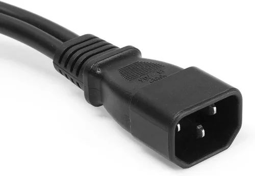 Miniatura 4 de Paquete de 2 cables de cable adaptador de corriente C14 a 2 x C13 para servidor UPS