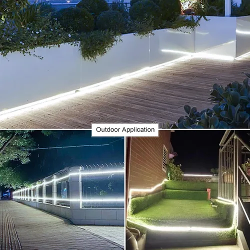 Miniatura 6 de Luces de Cuerda LED de 6.56 pies para Exteriores, Luces de Cuerda LED Cortables de 110V para Exteriores Impermeables 6500K para Interiores