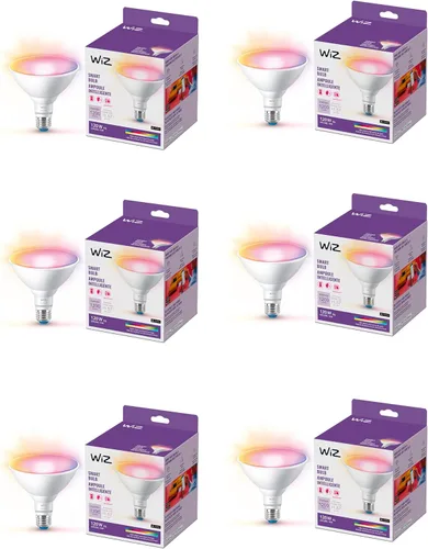 Miniatura 8 de Bombilla LED inteligente de color WiZ Connected de 120W PAR38 - Se conecta a tu Wi-Fi - Bombilla inteligente E26 - Controla con voz o aplicación +