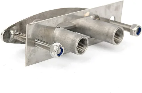Miniatura 8 de Amarine Made Par de botes marinos de acero inoxidable 316 Pull up Cleat Flush Mount Cleat Lift