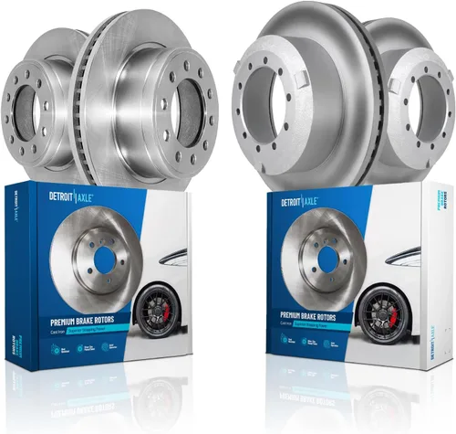 Miniatura 36 de Detroit Axle - Rotores de freno delanteros para Lexus GS350 GS430 GS450h GS460 IS200t IS250 IS300 IS350 Reemplazo de rotores de freno perforados