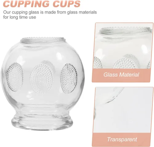 Miniatura 9 de FOMIYES Juego de 6 vasos de cristal para terapia de ventosas de vidrio duradero para uso doméstico, terapia de masaje y recuperación muscular