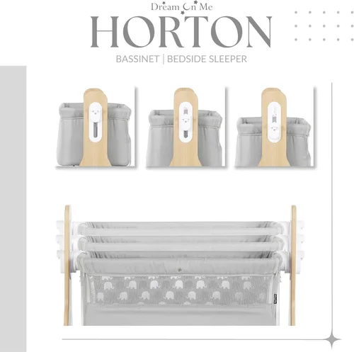 Miniatura 4 de Dream on Me Moisés Horton y cama de noche