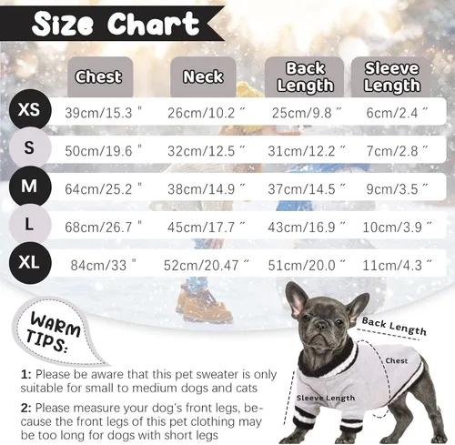 Miniatura 2 de FUAMEY Sudadera con capucha para perro - Suéter de forro polar para mascotas cálido de invierno, suave, lindo suéter azul para perrito, niño o niña