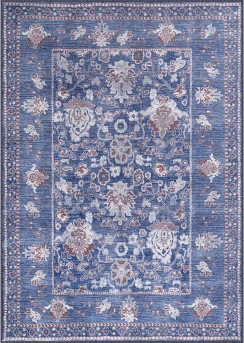 Miniatura 51 de CAMILSON Alfombras modernas de lujo para sala de estar, alfombra abstracta vintage de 4 x 6, suave, pelo medio, resistente a las manchas, fácil