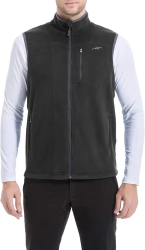 Miniatura 7 de TRAILSIDE SUPPLY CO. Chaleco de forro polar con cremallera completa para hombre
