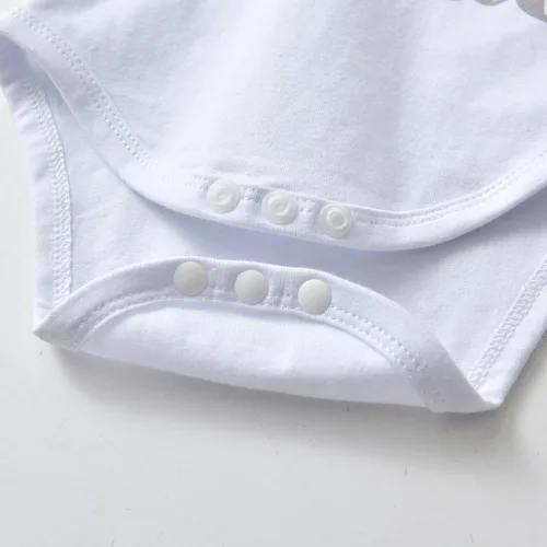 Miniatura 96 de Conjunto de 3 piezas de ropa de bebé recién nacido con estampado de manga larga + pantalones + sombrero