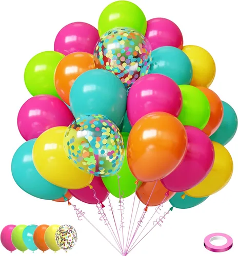 Miniatura 9 de Lukiituke - Globos verdes y dorados, 57 globos de 12 pulgadas verde oscuro y dorados para cumpleaños, graduación, día de San Patricio, decoraciones