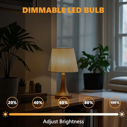 Miniatura 7 de Bombilla LED Regulable para Candelabro Equivalente a 60W, Bombilla LED E12 2700K Blanco Cálido Suave, Bombillas para Lámpara de Araña, 6W 650LM CA10