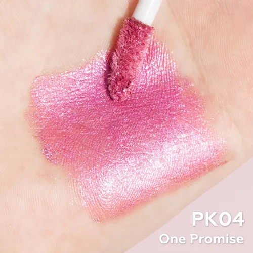 Miniatura 3 de FOCALLURE Lápiz labial líquido metálico, brillo de labios no pegajoso, color de labios de alto impacto con uso a prueba de transferencia, lápiz PK04
