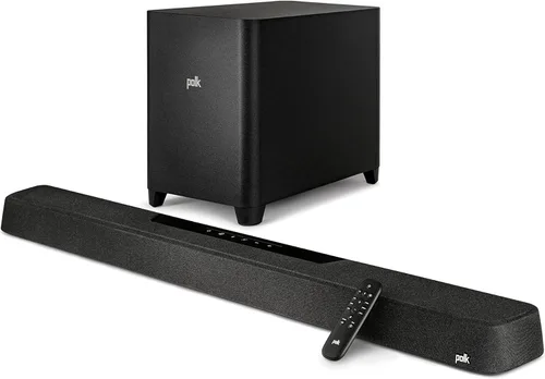 Polk Audio Barra de sonido MagniFi Max AX 5.1.2 canales con subwoofer inalámbrico de 10 pulgadas, certificado Dolby Atmos y DTS:X, tecnologías