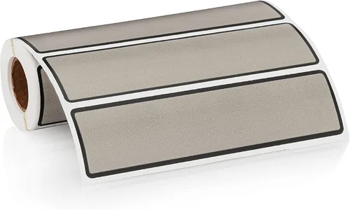 Miniatura 21 de Carstens Etiquetas adhesivas adhesivas, 5 3/8 x 1 3/8 pulgadas, etiquetas para carpetas de anillos de 1.5 a 4 pulgadas, lavanda, rollo de 200