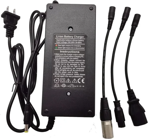 Miniatura 7 de Cargador 67.2V 3A 4 enchufes para CityCoco 1000W Fat Tire Scooter, MotoTec Fatboy, Scooters y más 60V (16S) Batería de litio H1-NVA H1NVA