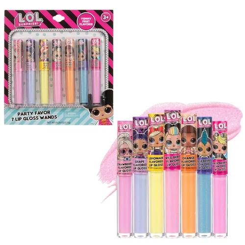 Miniatura 2 de L.O.L Surprise - Paquete de 7 brillos de labios para niñas, brillo labial Lol