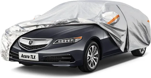 Miniatura 27 de Kayme Funda de automóvil de 6 capas para Audi A4 Sedan (2011-2023), impermeable para todo tipo de clima, cubierta exterior completa, protección