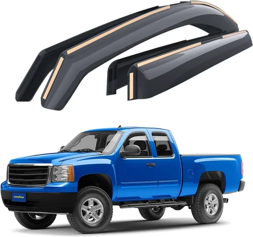 Miniatura 10 de Goodyear - Deflectores de ventana inastillables de canal para Ford Escape 2020-2026, protectores para la lluvia, viseras para la ventana del auto