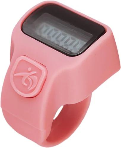 Miniatura 10 de Contador de dedos 5 canales digital Tasbih Número Clickers con pantalla LCD para contar oración tejer regalo deportivo Contador negro de moda