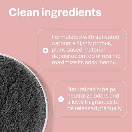 Miniatura 3 de ATTITUDE Purificador de aire para bebés, ambientador de carbón activado, removedor de olores, a base de plantas y minerales, vegano, buenas noches
