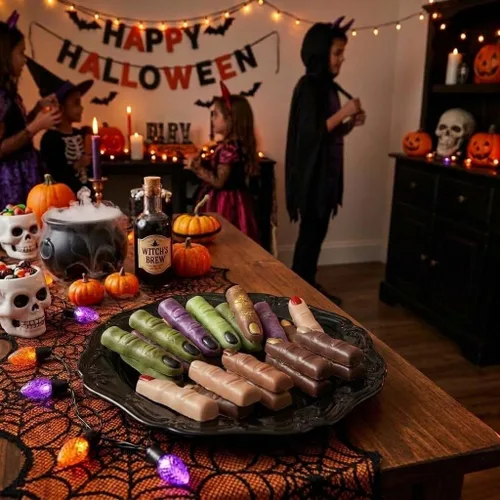 Miniatura 2 de Molde de caramelo de chocolate para dedos humanos 965 Halloween