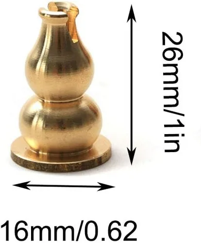 Miniatura 2 de Quemador de incienso en forma de calabaza, soporte de incienso de latón, soporte de bobina de incienso, soporte para palo de incienso para casa
