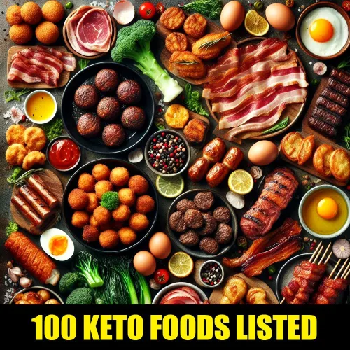 Miniatura 6 de Imán con hoja de referencia de la freidora de aire, Edición Keto - Tabla de tiempos de cocción de la freidora de aire para 100 alimentos keto - Guía