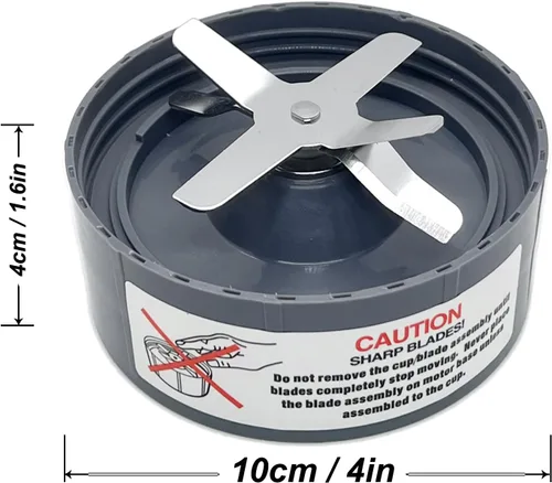 Miniatura 2 de Cuchilla extractora de repuesto con junta ya instalada para NutriBullet 600w 900w Pro Blender Blade piezas de repuesto NBR-0601WM