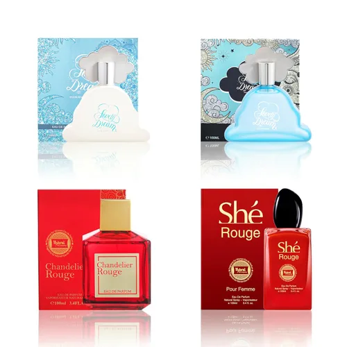 Miniatura 17 de Hybrid & Company Mujer 4 unids Black Opinion La Vie En Rose Paris Para Su Primavera Floración Perfume Natural Spray Fresco Fragancia