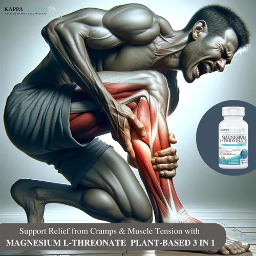 Miniatura 7 de Kappa Nutrition potenciado por Magbrain™ Magnesio L-treonato de origen vegetal, 420 mg de magnesio elemental (3 cápsulas) de 2,253 mg, 120 cápsulas