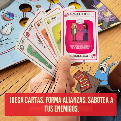 Miniatura 6 de Exploding Kittens: El Juego de Mesa - El Juego de Fiesta Lleno de Acción para Celebrar el 10º Cumpleaños - 2-6 Jugadores a Partir de 7 Años - Ideal
