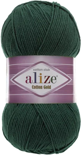 Miniatura 27 de 55% algodón 45% acrílico Alize Cotton Gold Yarn 1 madeja/bola 3.53 oz 360 yardas (1-crema)