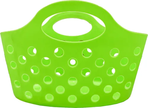 Miniatura 6 de Cesta multicolor surtida con asas 3ct