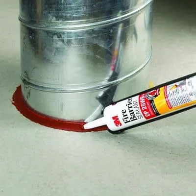 Miniatura 5 de 3M Fire Barrier CP 25WB Sellador Intumescente Rojo 10.1 oz.