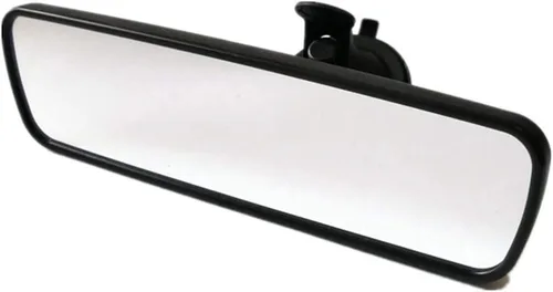 Miniatura 12 de Espejo retrovisor, espejo HD antirreflejo de 9.56 pulgadas, espejo retrovisor universal para interior del automóvil con ventosa ajustable y diseño