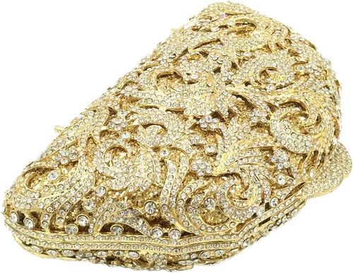 Miniatura 4 de Diamantes de imitación bolsos de noche para mujer embragues bolso cadena vestido de boda bolsos