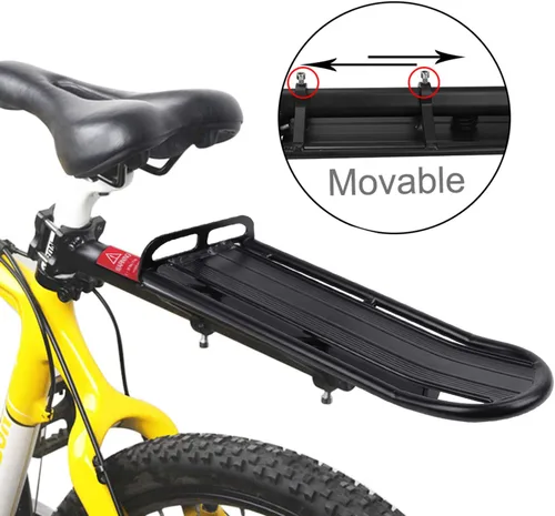 Miniatura 2 de GREUS Soporte de soporte trasero universal ajustable para bicicleta, equipaje de carga, soporte de soporte de bicicleta de montaña, engranaje
