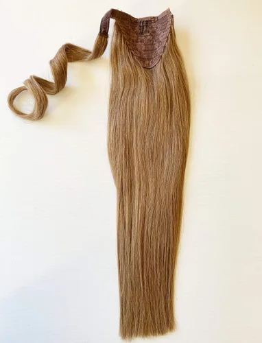 Miniatura 6 de Extensiones de cabello humano Tressmatch de 16"-18" Remy en prensa gruesas hasta los extremos, negro, café, rubio, castaño rojizo, reflejos en rojo