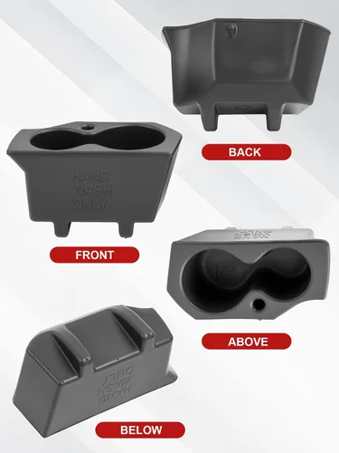 Miniatura 4 de Portavasos izquierdo y derecho de repuesto para Ram 1500 2500 3500 4500 5500 2013 2014 2015 2016 2017 2018 2019 2020 5NN24XXXAA 1LD23XXXAA